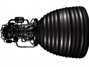 rocket engine Modello 3D
