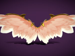 low-poly-animated-fairy-wings Modelo 3D