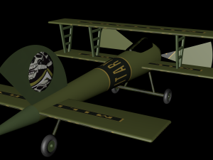 cute air fighter 3D Модель