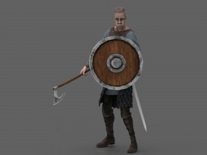 viking pose 3D Модель