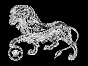 lion chanel 3Dプリントモデル