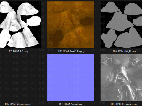 Rocks V05 3D Model