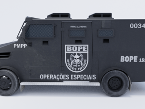 blindado bope 3D-Modell
