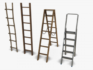 ladder collection 3D-Modell