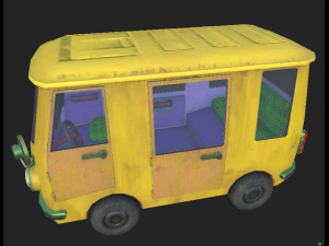 van 1 Modelo 3D