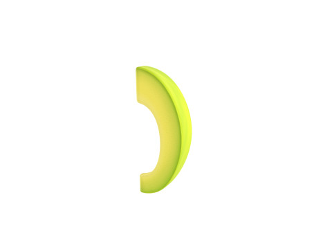 Avocado Slice 3D Модель