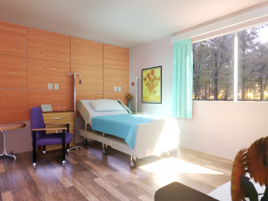 hospital room 3D मॉडल