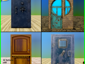 door pack - 2 3D 模型