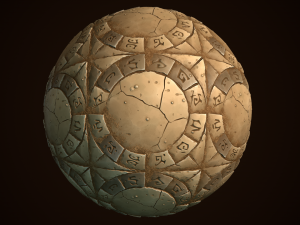 Stylized floor material CG Dokuları