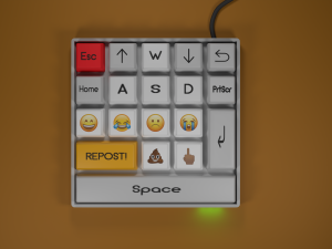 Keyboard with the most necessary Modelo 3D