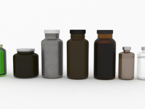 bottles Model 3D