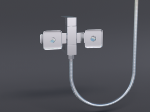 faucet and shower Model 3D