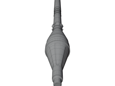 Rocket Grenade PG 3D मॉडल