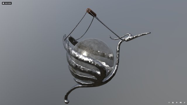 lowpoly magic lamp 3D Model .c4d .max .obj .3ds .fbx .stl .blend 
