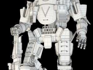 titanfall atlas rigged Model 3D