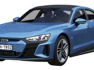 audi rs e-tron gt 3D 모델