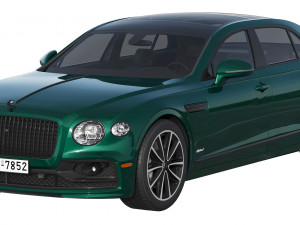 bentley flying spur hybrid 2022 3D Model