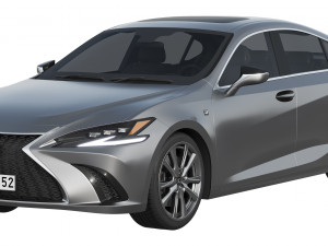 Lexus ES F-sport 2022 3D Model