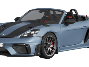Porsche 718 Spyder RS 2024 Modelo 3D