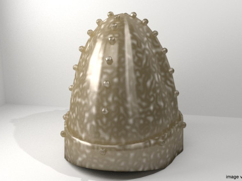 Ancient Combat Helmet - Persian Sassanid 3D 모델
