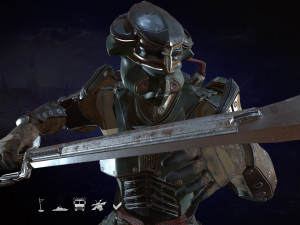 modern knight 3Dモデル