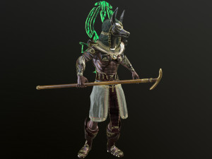 anubis 3Dモデル