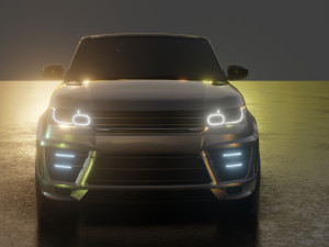 2016 Custom Land Rover Range Rover Sport 3D मॉडल