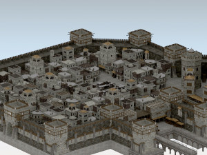 building medieval 3Dモデル