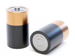 Battery Type D Modelo 3D
