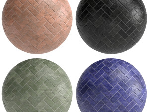materials 8- tiles brick pbr CG Dokuları