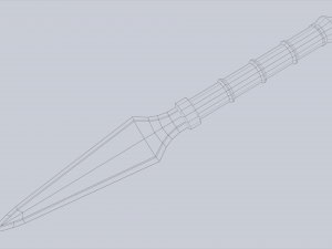 Anubis dagger 3D Model