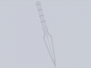Anubis dagger 3D Model