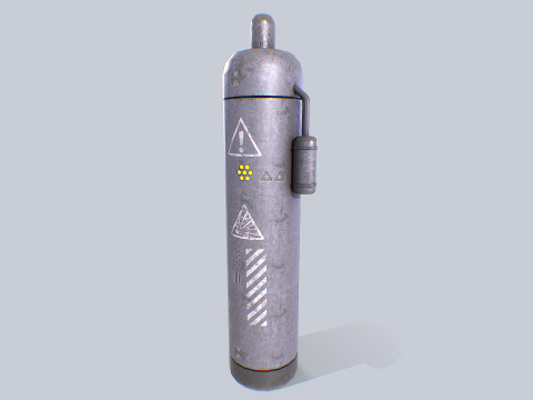 Sci fi gas tank 3D मॉडल