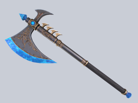 Frostbite axe Modèle 3D