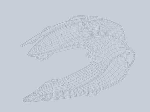 Alien spacecraft Modèle 3D