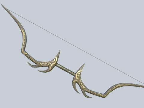 Fantasy bow 3D मॉडल