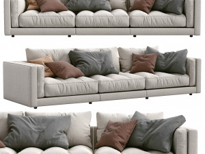 flexform sofa lucien 3D मॉडल