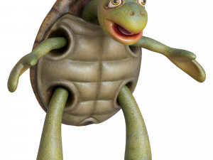cartoon turtle 3Dモデル