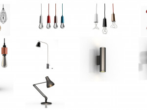 lamp collection 2 Model 3D