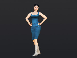 Woman 12 With 52 Animations 32 Morphs Model 3D