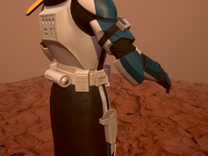 star wars clone trooper phase 1 heavy 3D Model