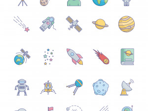 space and planets 3D Модель