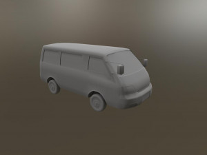 Mitsubishi Delica Van Modelo 3D
