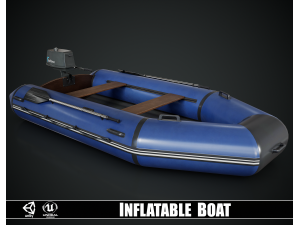 Inflatable Boat 3Dモデル