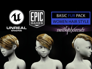 sam grooming real-time hairstyle unreal engine 46 Modelo 3D