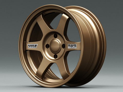 Volk RAYS TE37 OG 3Dモデル