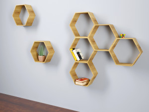 shelf decor decorative shelves 3D 모델