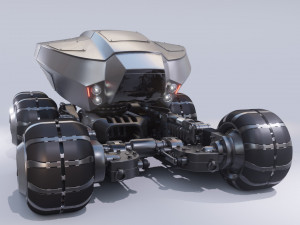 Mars Rover of the future 3D Модель