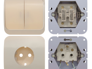 Disassembled sockets 3D Модель