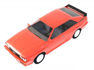 Audi Quattro 3D Model